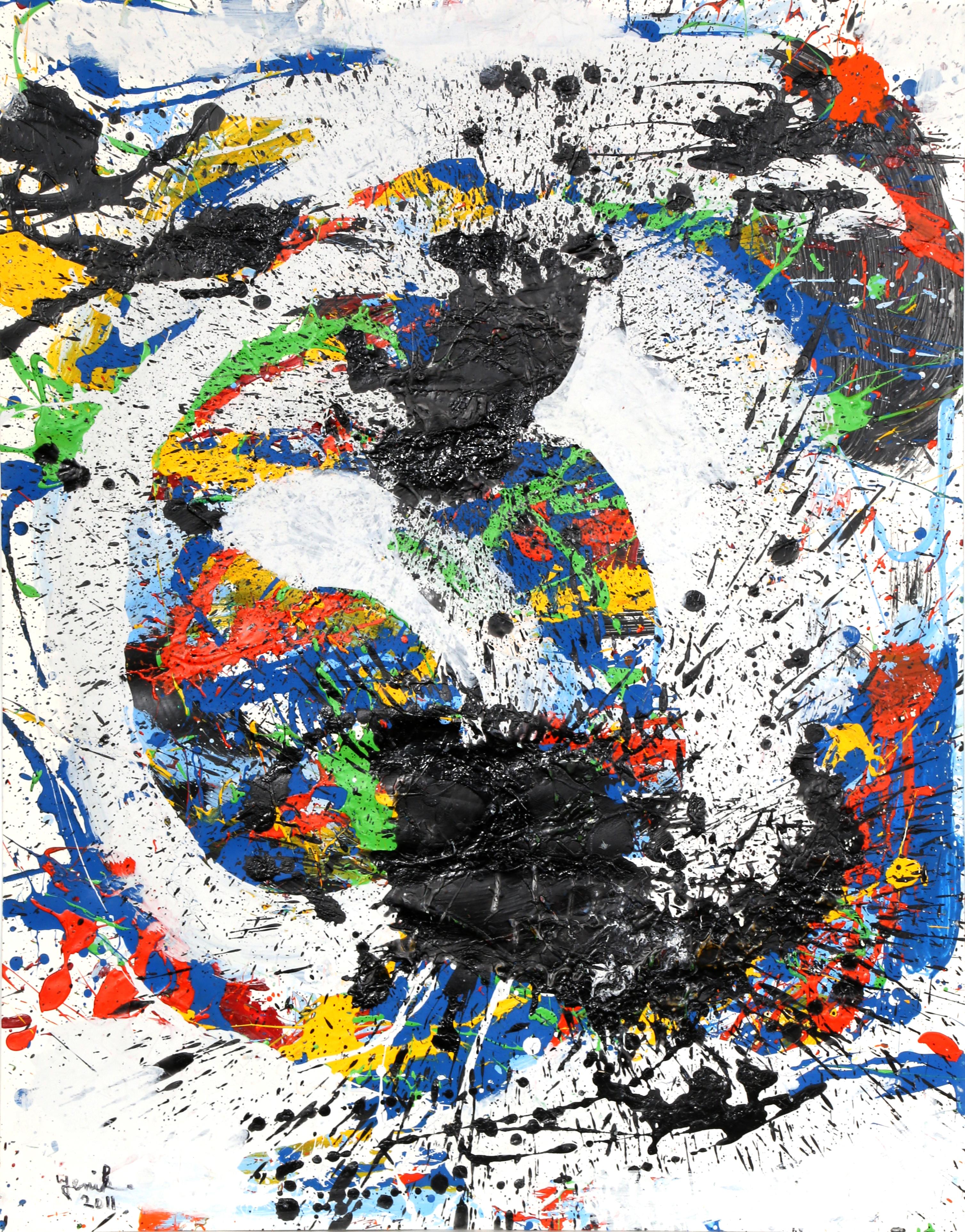 Artiste : Jenik Cook, Américain (1940 - )
Titre : Sans titre II
Année : 2011
Moyen : Acrylique sur papier, signé et daté
Taille : 28 x 22 in. (71,12 x 55,88 cm)