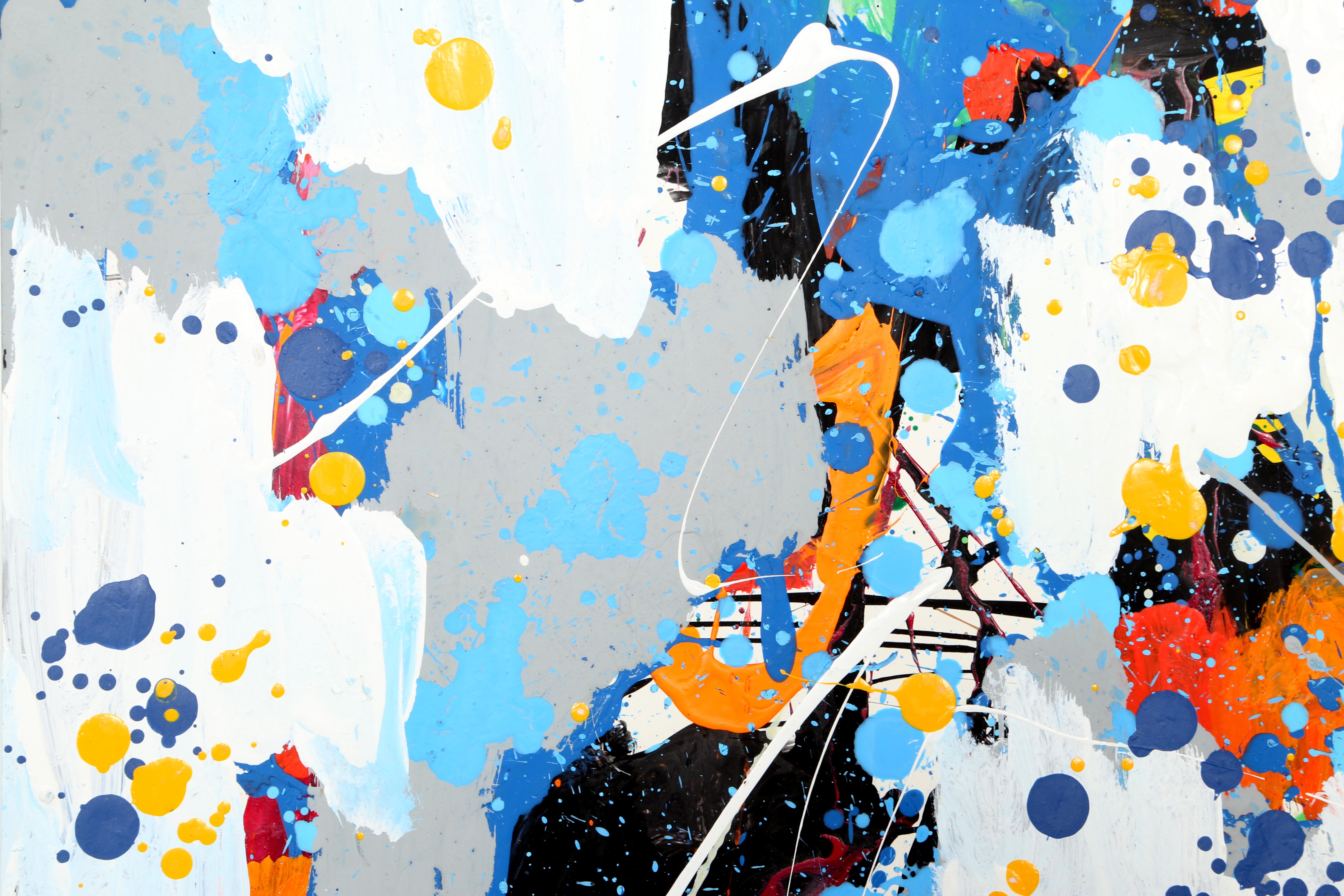 Abstrakte Komposition XX, Abstraktes expressionistisches Acrylgemälde von Jenik Cook, Abstrakte Komposition im Angebot 2