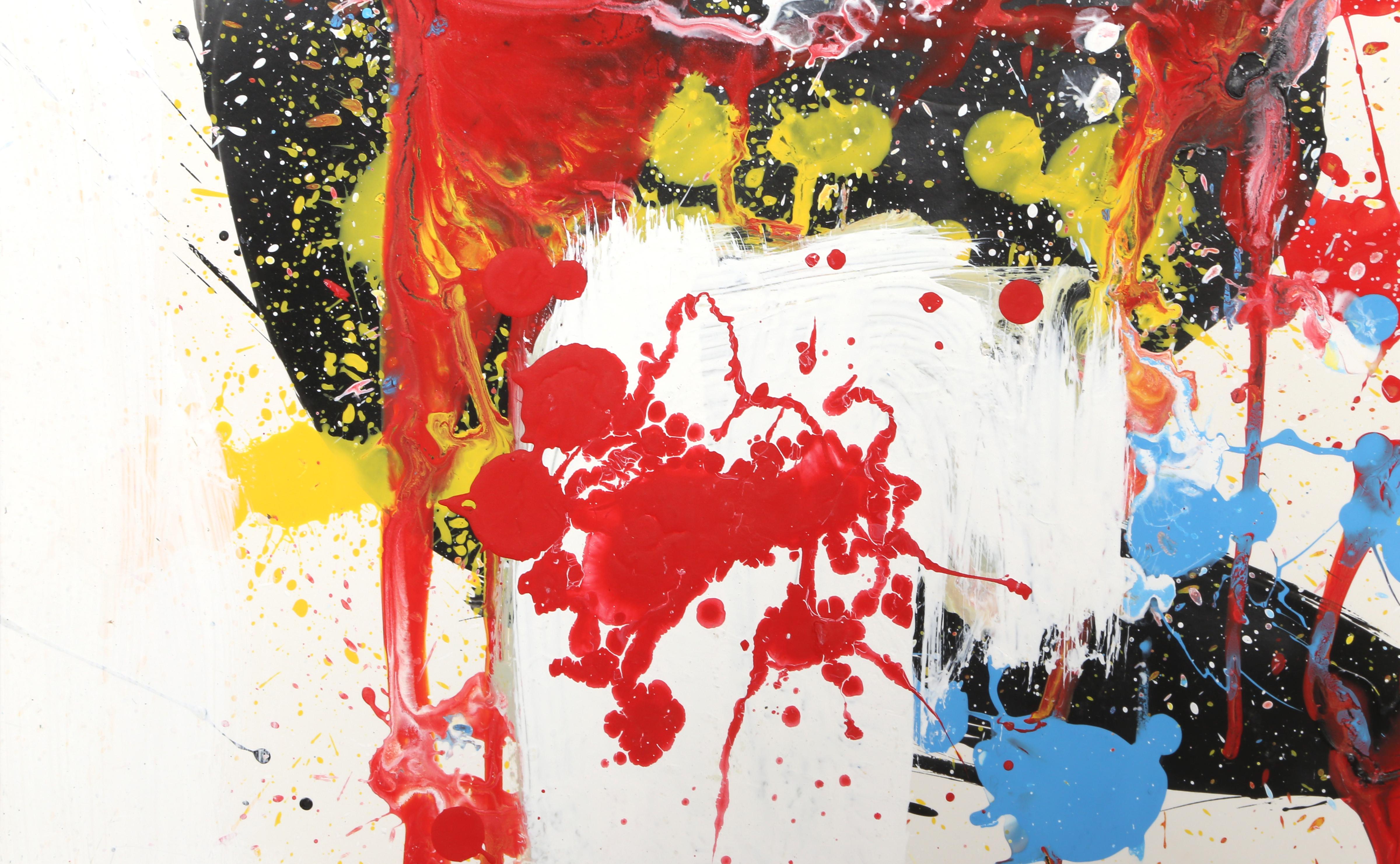Composition abstraite XXIe, peinture de Jenik Cook en vente 1