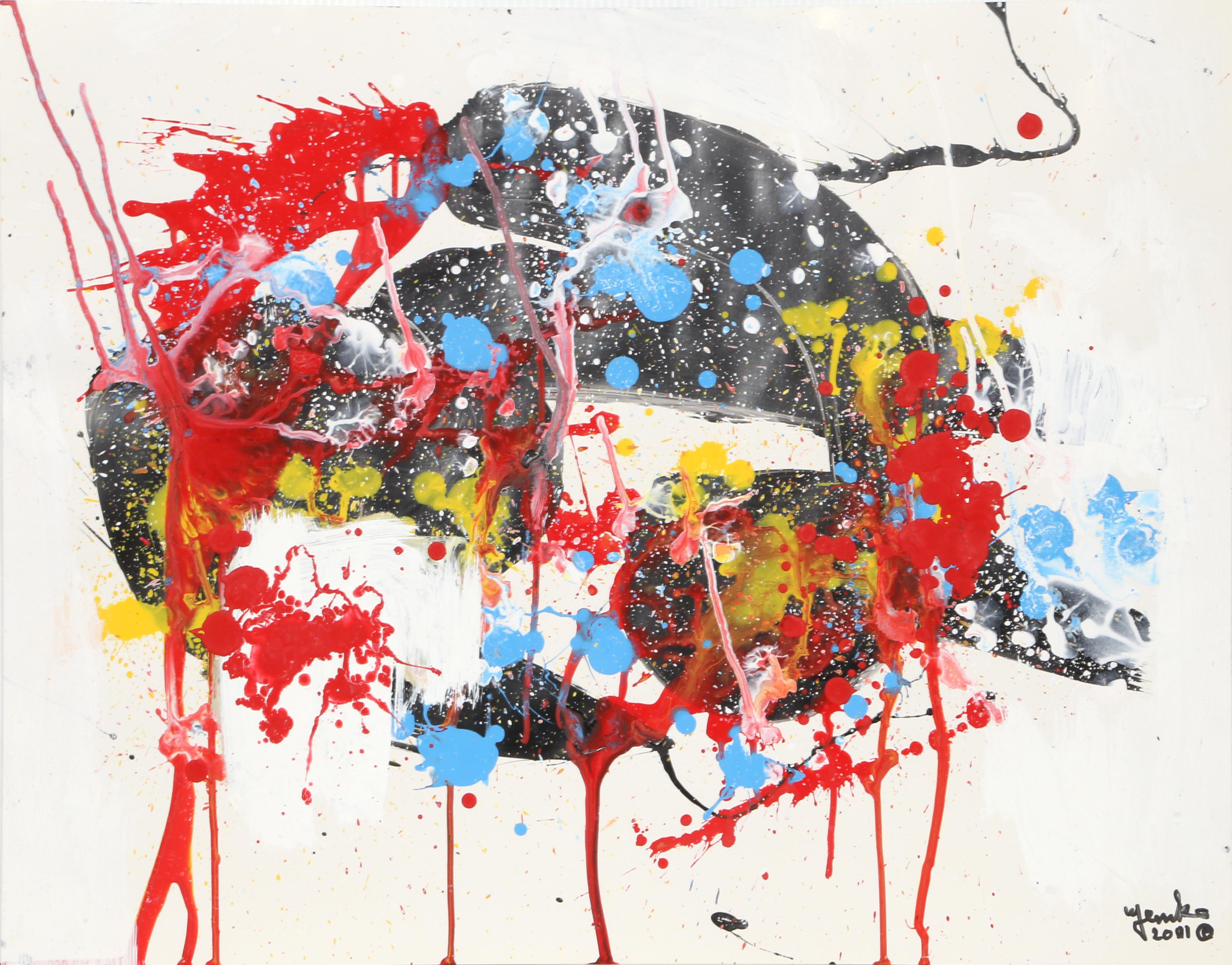 Artista: Jenik Cook, americano (1940 - )
Titolo: Senza titolo XXI
Anno: 2011
Medio: Acrilico su carta, firmato e datato
Dimensioni: 22 x 28 pollici (55,88 cm x 71,12 cm)