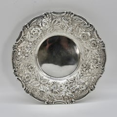 Jenkins & Jenkins Sterling Silver Repousse Bowl Vintage 1910