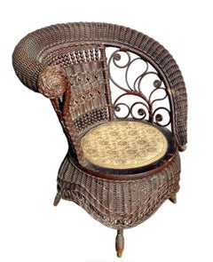 Jenkins & Phipps Stick and Ball Wicker Portrait Chair
