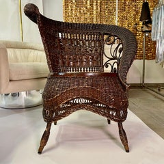 Jenkins & Phipps Stick and Ball Wicker Portrait Chair