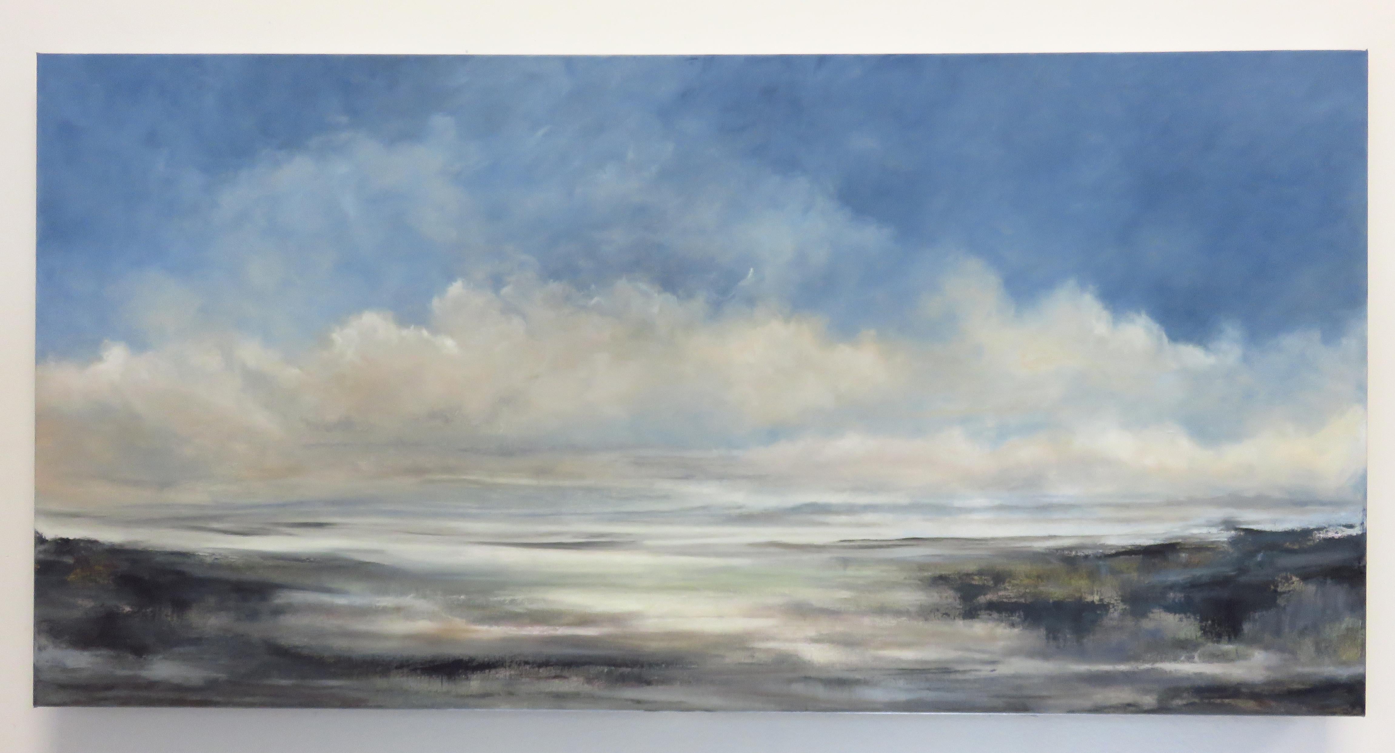 <p>Commentaires de l'artiste<br>Le ciel et la mer convergent dans l'œuvre panoramique saisissante de l'artiste Jenn Williamson. Elle explore la lumière et l'obscurité, à la recherche de la beauté dans des endroits calmes et inaperçus, créant ainsi