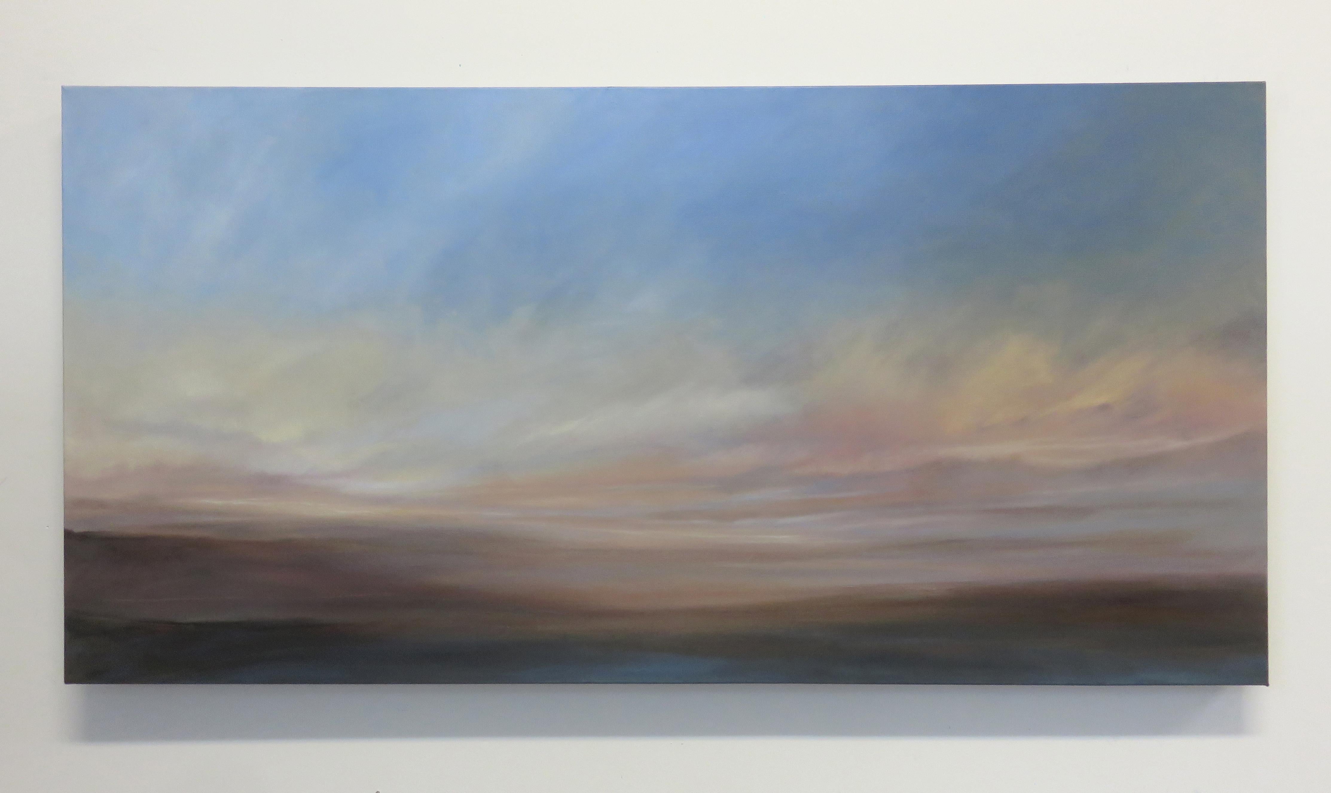 Accanto ad acque tranquille, pittura ad olio astratta - Painting Astratto di Jenn Williamson