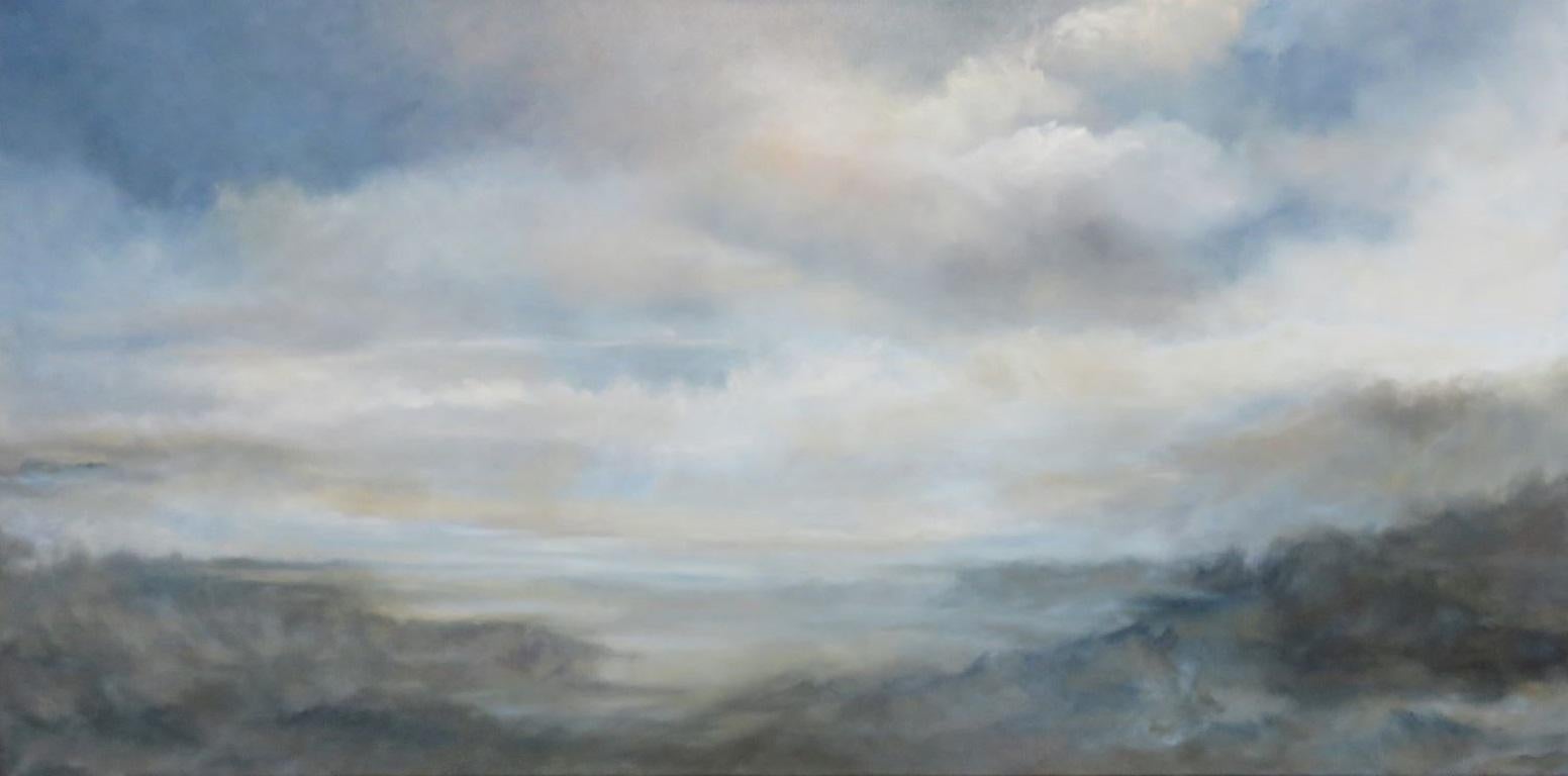 Abstract Painting Jenn Williamson - Au-delà d'aujourd'hui, peinture à l'huile abstraite