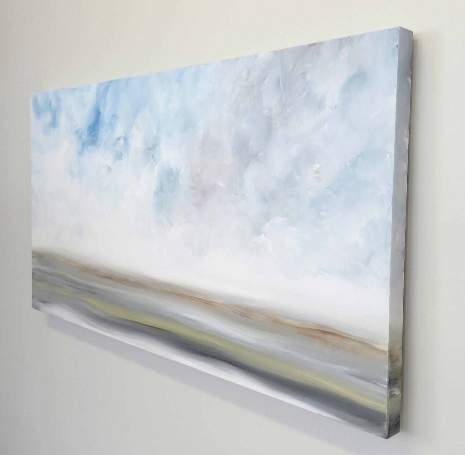 <p>Artist Comments<br />An expansive landscape that exudes peace, tranquility and beauty. Soft shimmers of subtle metallic paint flow through the painting giving it a luxurious presence. The third piece in a new series. When Jenn Williamson paints,