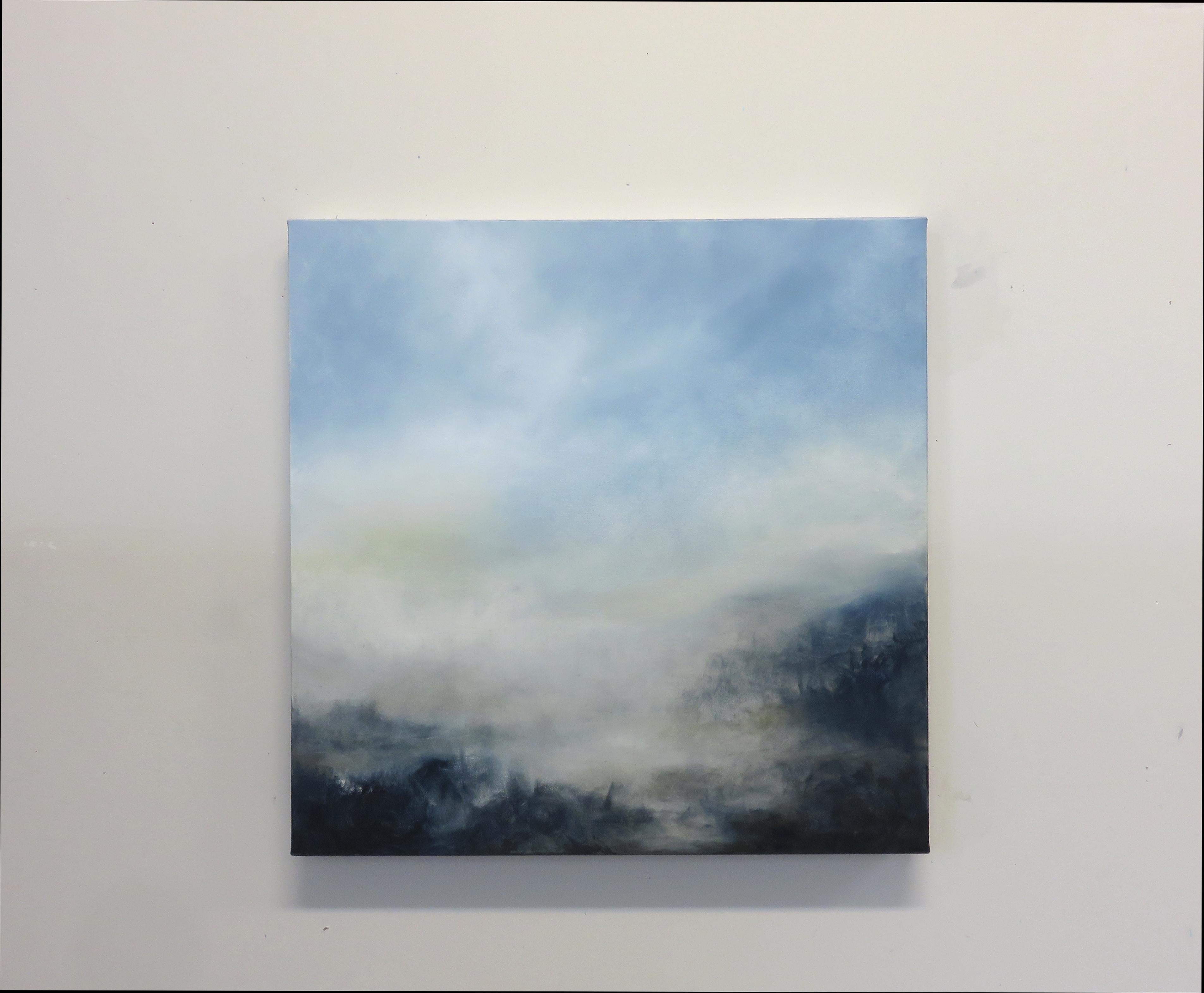 Lasciarsi andare, pittura ad olio astratta - Painting Astratto di Jenn Williamson