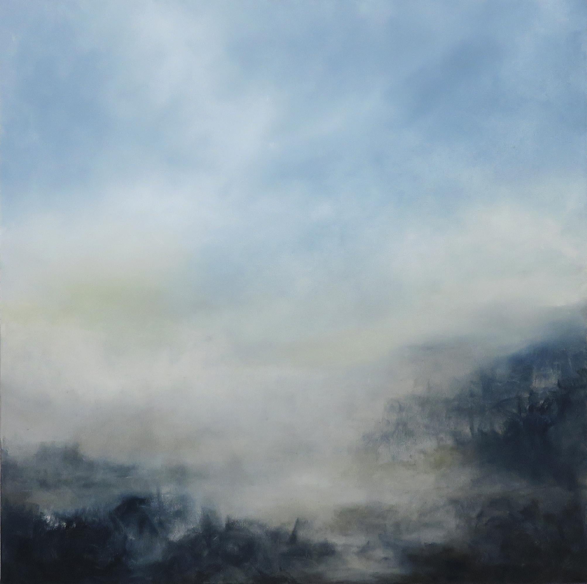 Landscape Painting di Jenn Williamson - Lasciarsi andare, pittura ad olio astratta