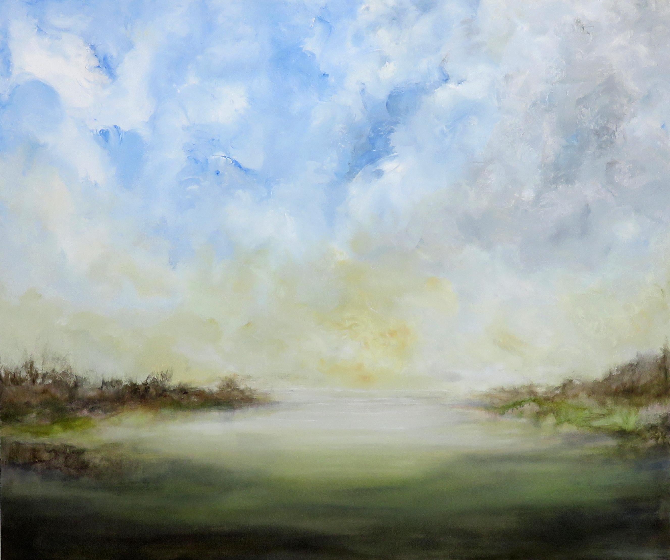 Landscape Painting de Jenn Williamson - Lugar de Descanso, Pintura Original
