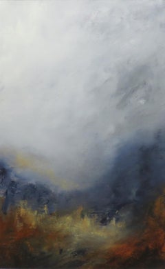 The Hush of Winter, Abstract Oil Painting