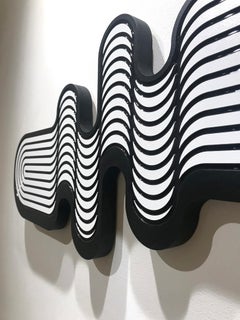 Small Oscillate, 2020, Jenna Krypell, Abst Wall Sculpture-Horizontal + Vertical