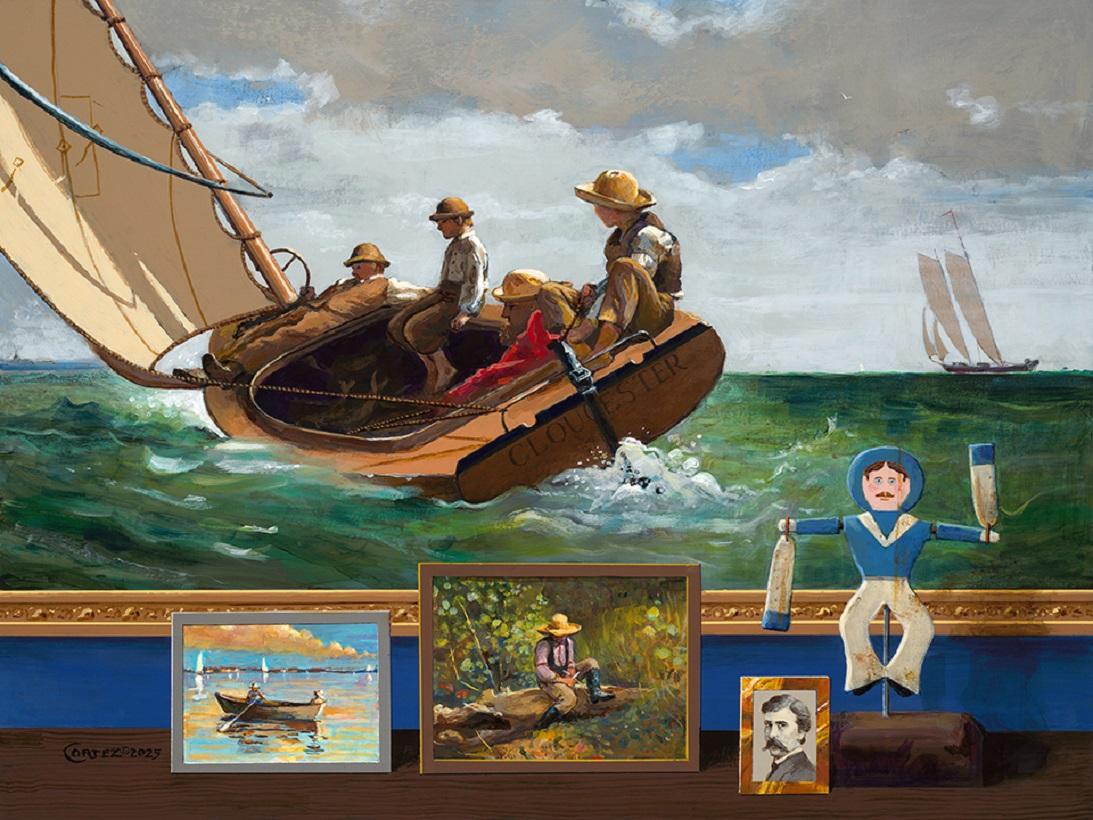 Jenness Cortez Still-Life Painting - Homer
s Genius