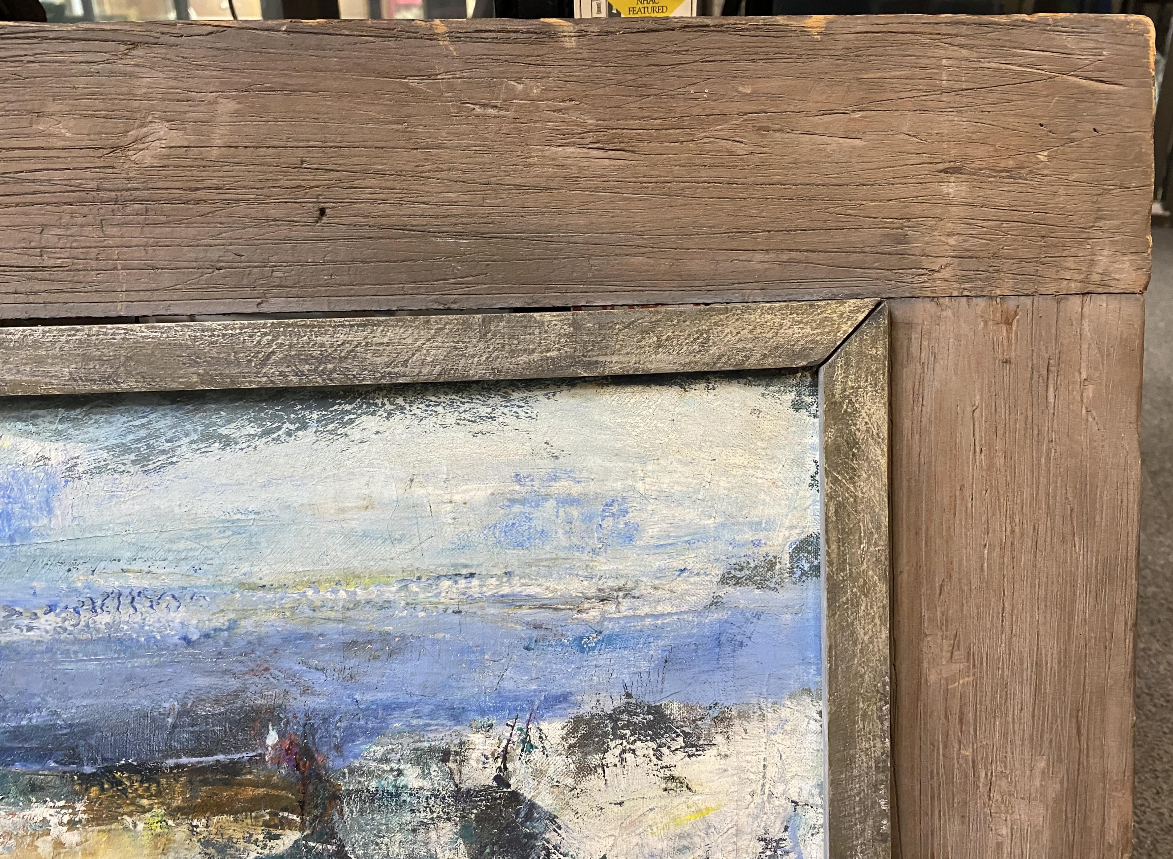 Scena di spiaggia impressionista moderna in vendita 3