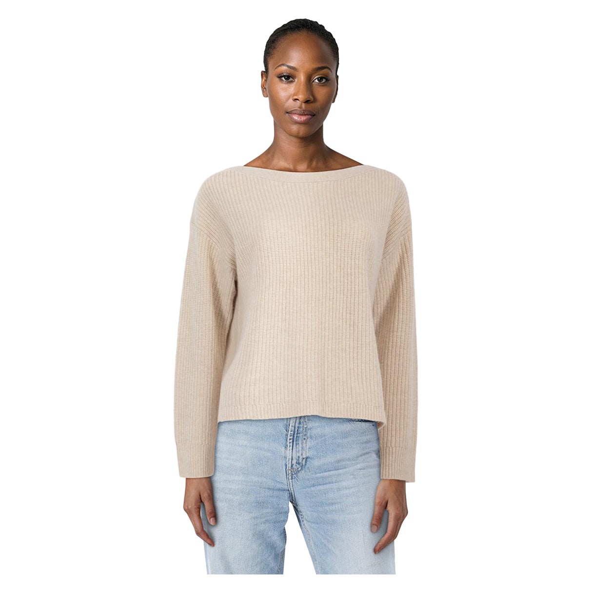 Jenni Kayne - Maglia in cashmere beige - taglia S