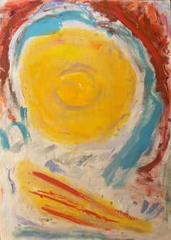 "EYE OF THE STORM" 50s 60s ABSTRACT STUDENT OF HANS HOFFMAN MID CENTURY MODERN