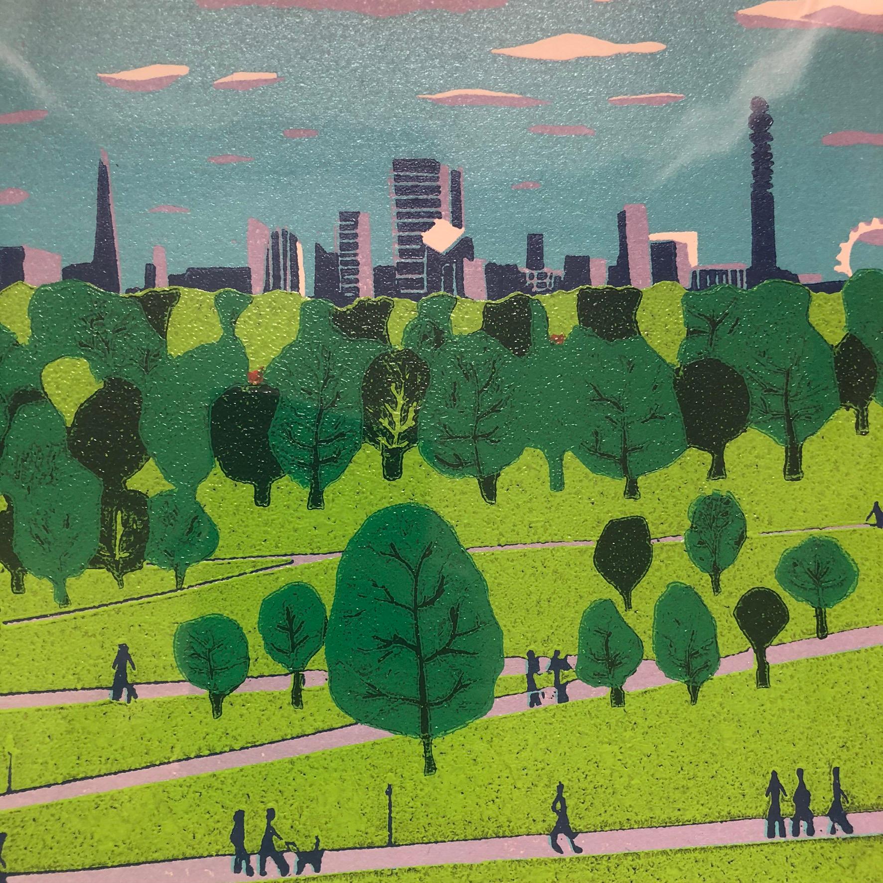 Primrose Hill: The View - Conceptual Print by Jennie Ing