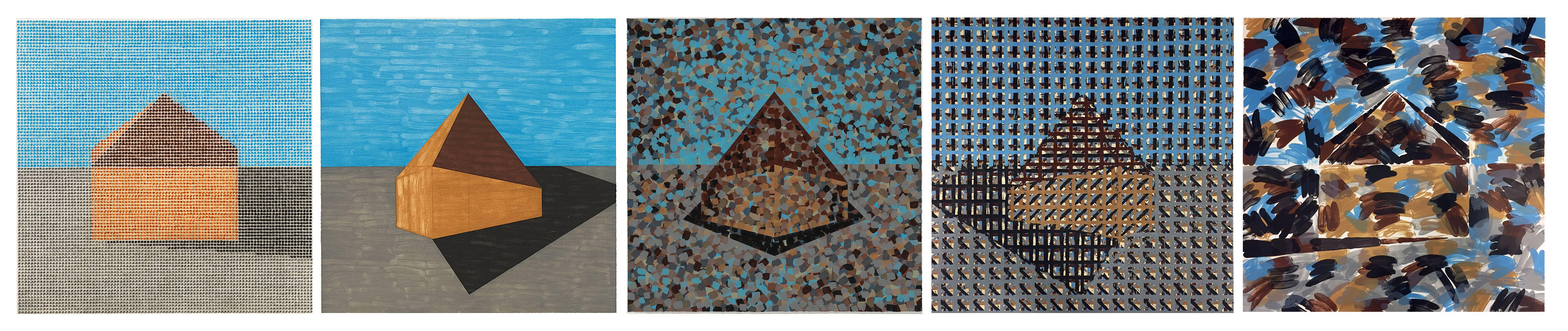 Villa Graceland - Print di Jennifer Bartlett