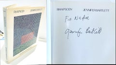 Rhapsody, hardback monograph (Hand signed and inscribed by Jennifer Bartlett) 