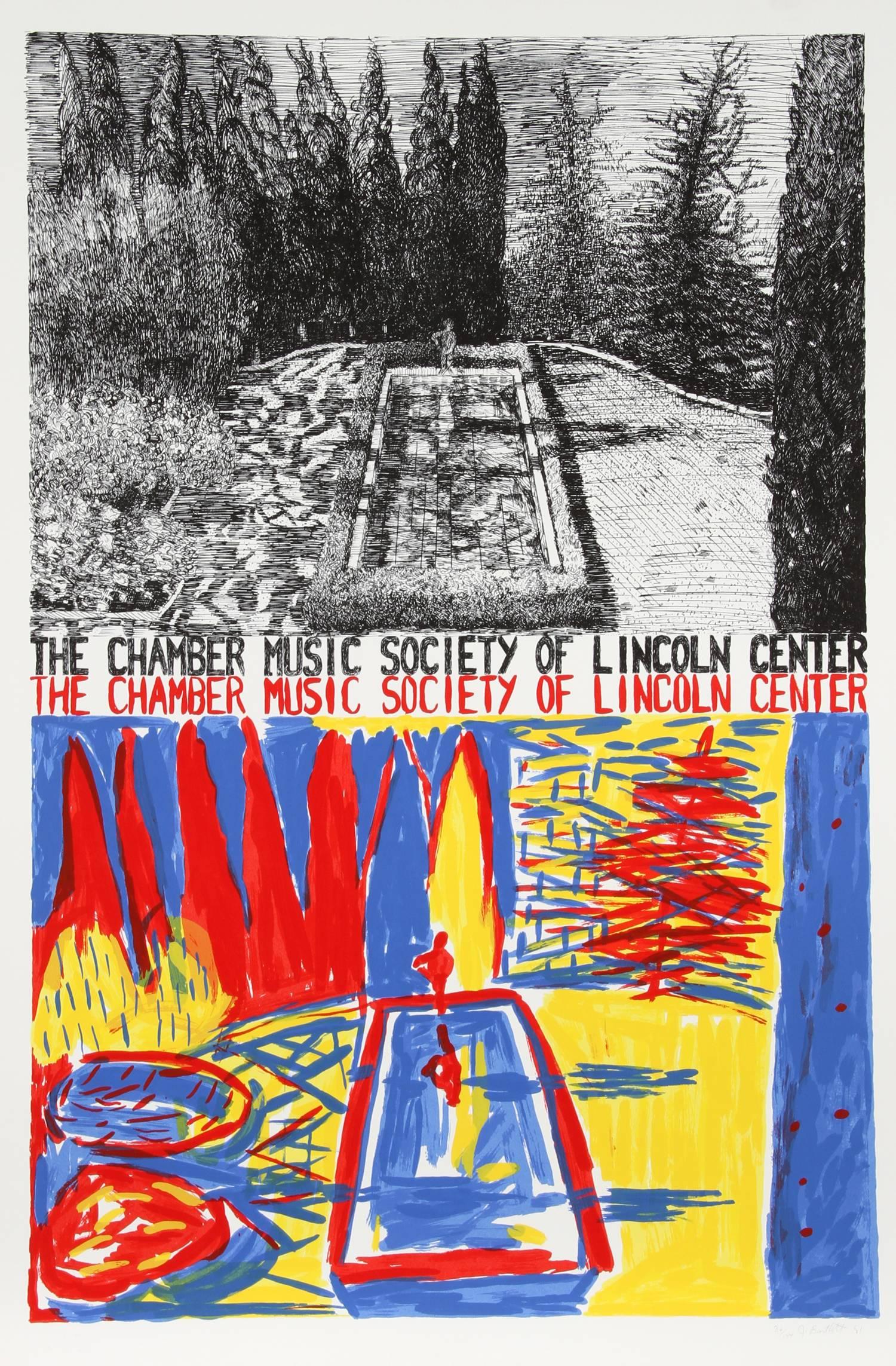 Jennifer Bartlett Landscape Print - The Chamber Music Society at Lincoln Center
