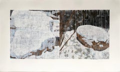 "Two Boulders" Jennifer Bartlett Winter Landscape Edition Print