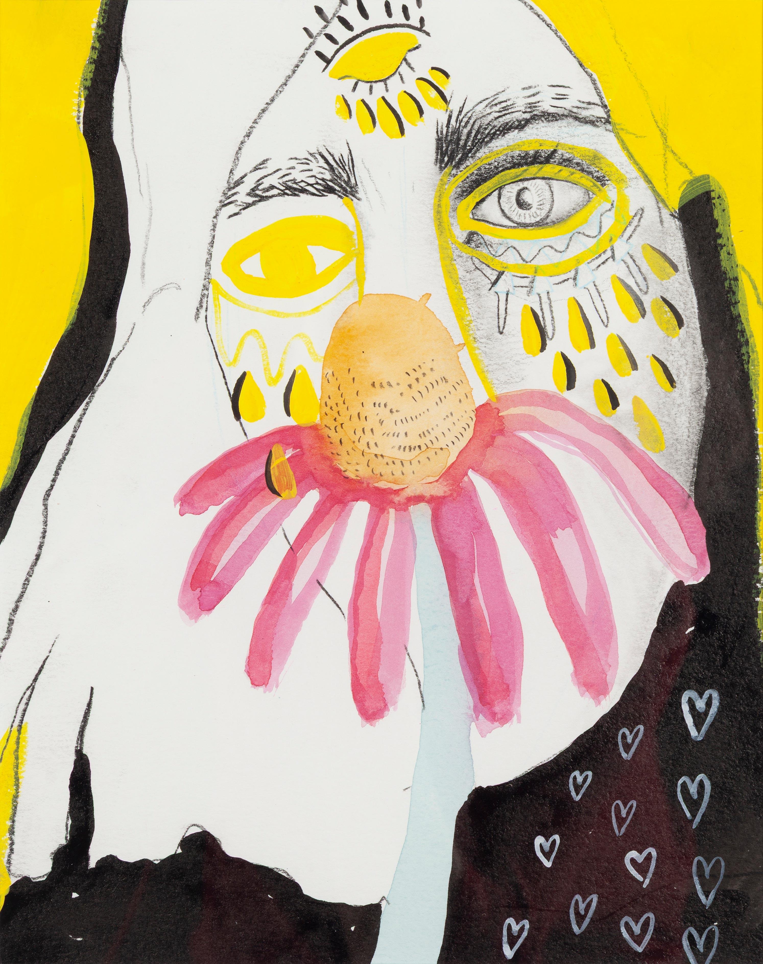 Oh Goldene, auch du bist meine Schwester (Zeitgenössisch), Mixed Media Art, von Jennifer Belair Sakarian