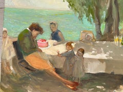 famille nonnie's' Party by the Lake, picnic, océan, nourriture, anniversaire, enfants