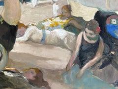 "Seaside in France" girl on the beach, family time, ocean, sky, kids