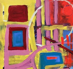 "B & B Expands" (2022) by Jennifer Bobola, Mixed Media Abstract Painting