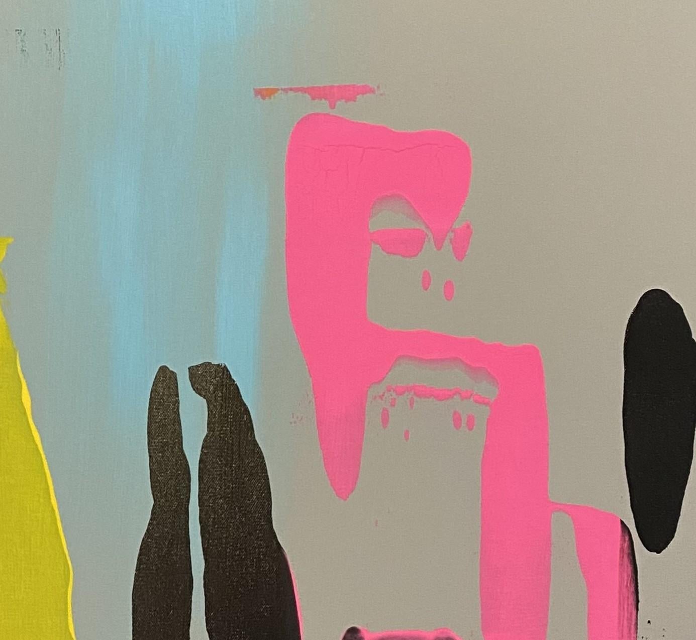 „Gray“ (2022) von Jennifer Bobola, Abstraktes Gemälde in Mischtechnik im Angebot 3