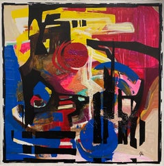 "I Can Hear Your Sound" (2022) di Jennifer Bobola, pittura astratta a tecnica mista
