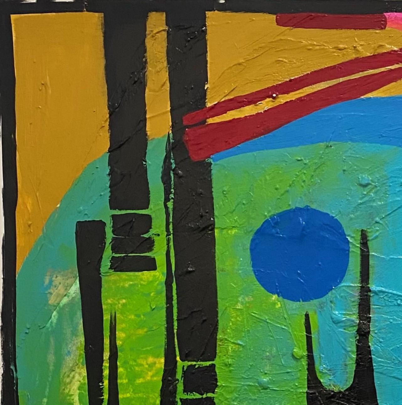 „In Common“ (2022) von Jennifer Bobola, Abstraktes Gemälde in Mischtechnik im Angebot 1