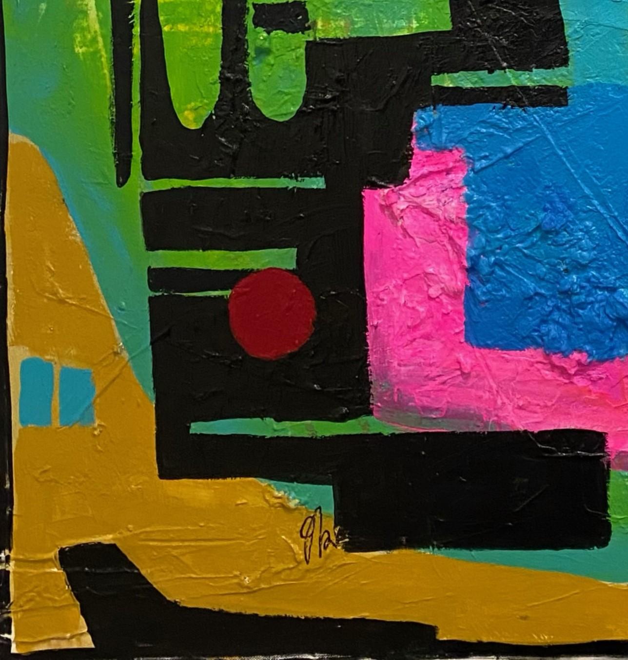 „In Common“ (2022) von Jennifer Bobola, Abstraktes Gemälde in Mischtechnik im Angebot 2