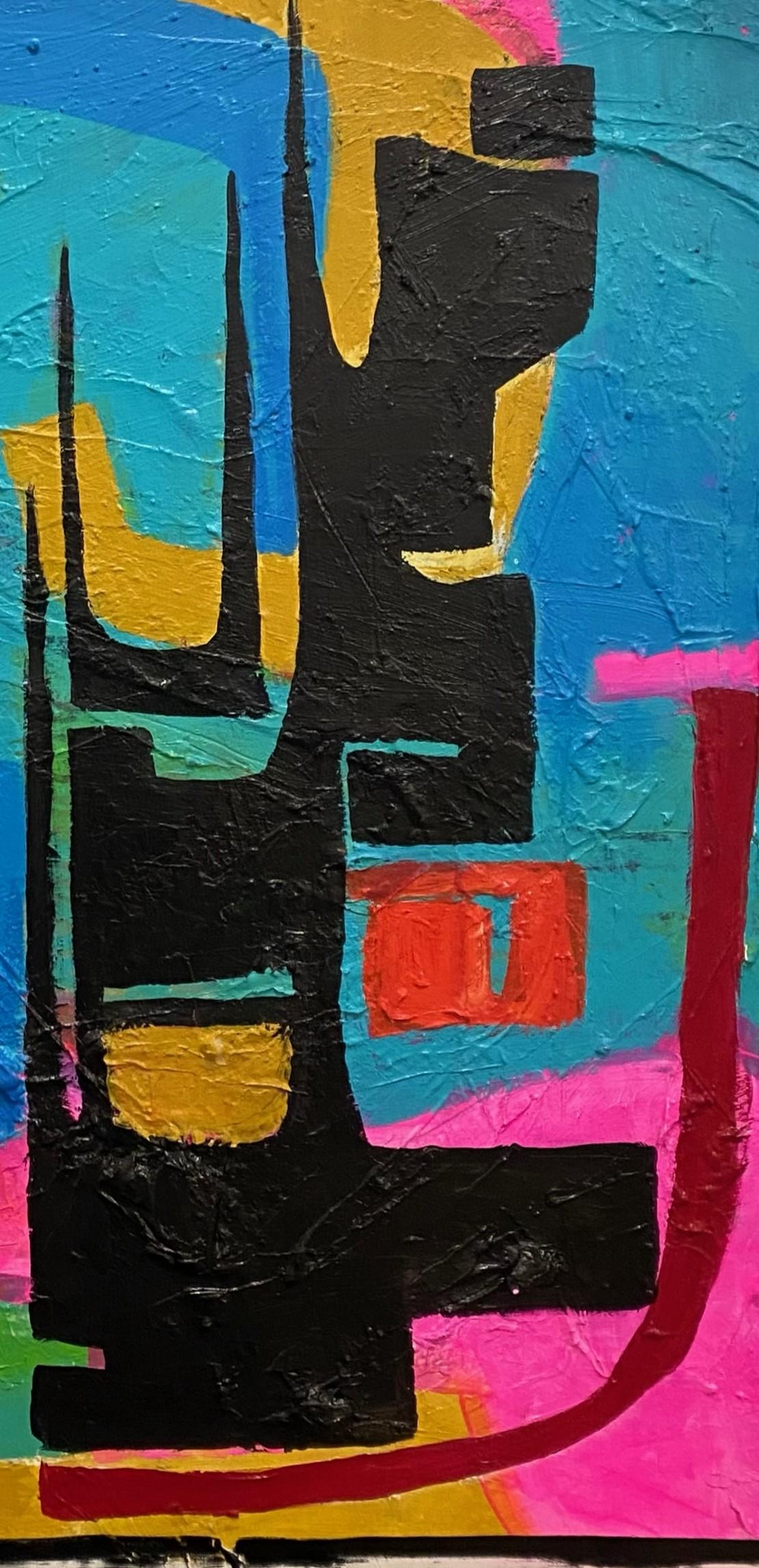 „In Common“ (2022) von Jennifer Bobola, Abstraktes Gemälde in Mischtechnik im Angebot 3