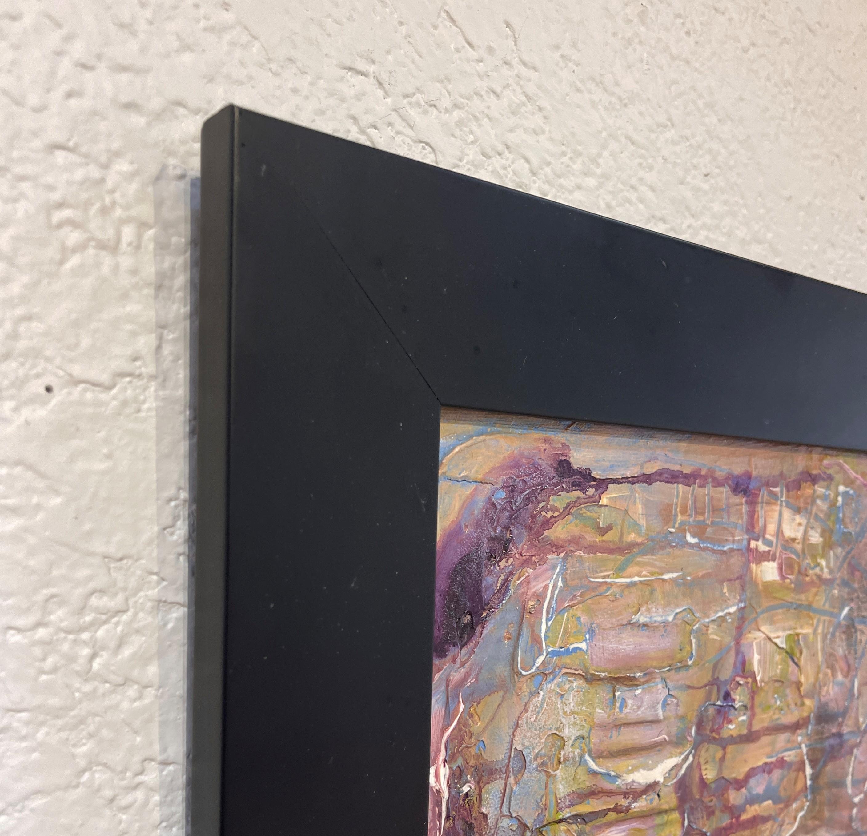 „Reflection“ (2008) von Jennifer Bobola, Abstraktes Gemälde in Mischtechnik im Angebot 2