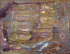 "Riflesso" (2008) di Jennifer Bobola, pittura astratta a tecnica mista