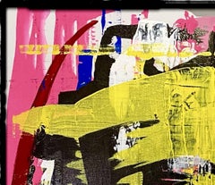 "Sad But True" (2022) by Jennifer Bobola, Mixed Media Abstract Painting