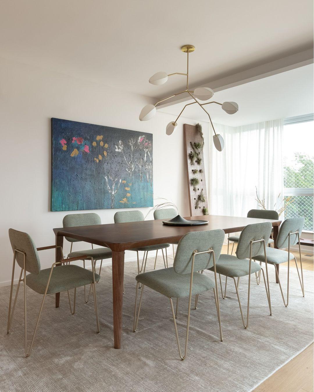 Brasiliano Jennifer - Lampada a sospensione brasiliana contemporanea in ottone scultoreo - Max in vendita