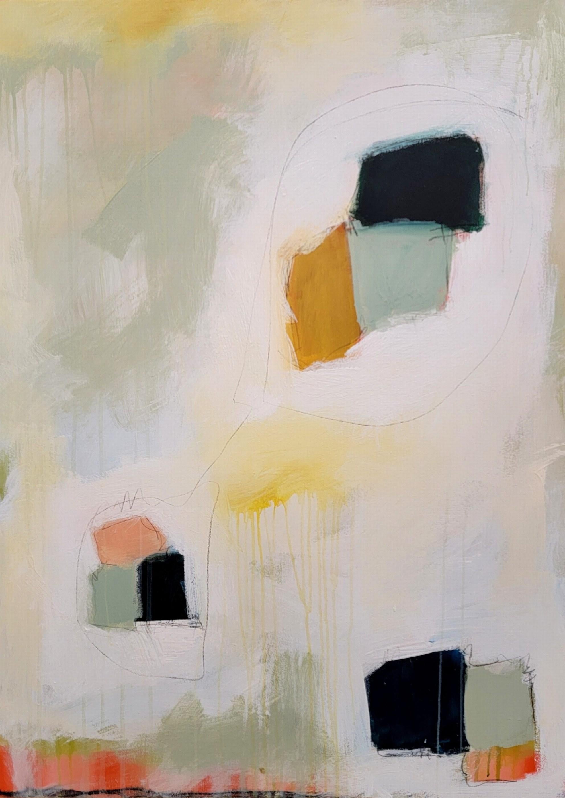 Abstract Painting di Jennifer Bricker-Pugh - Verga d'oro