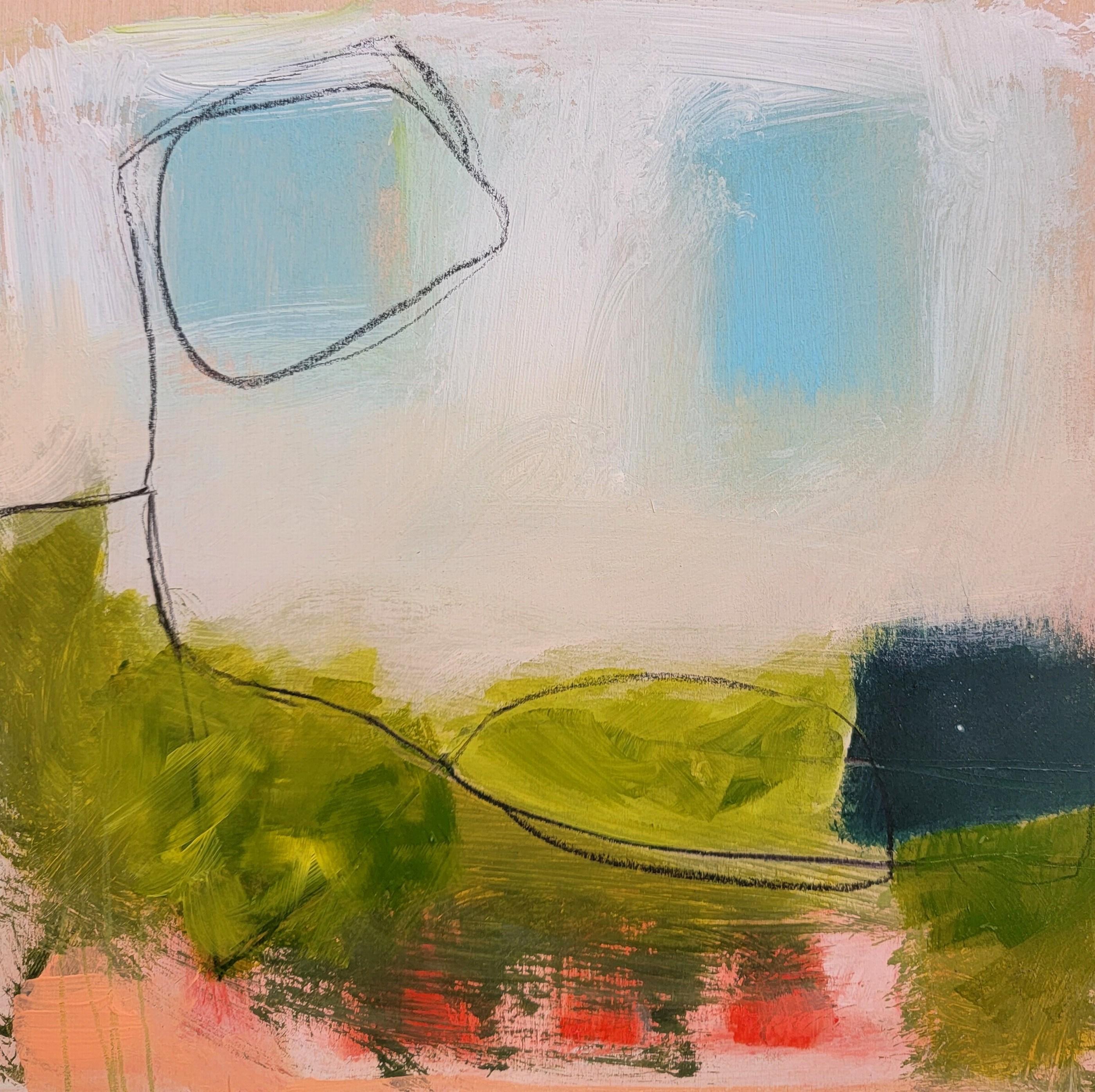 Jennifer Bricker-Pugh Abstract Painting - Signal 6
