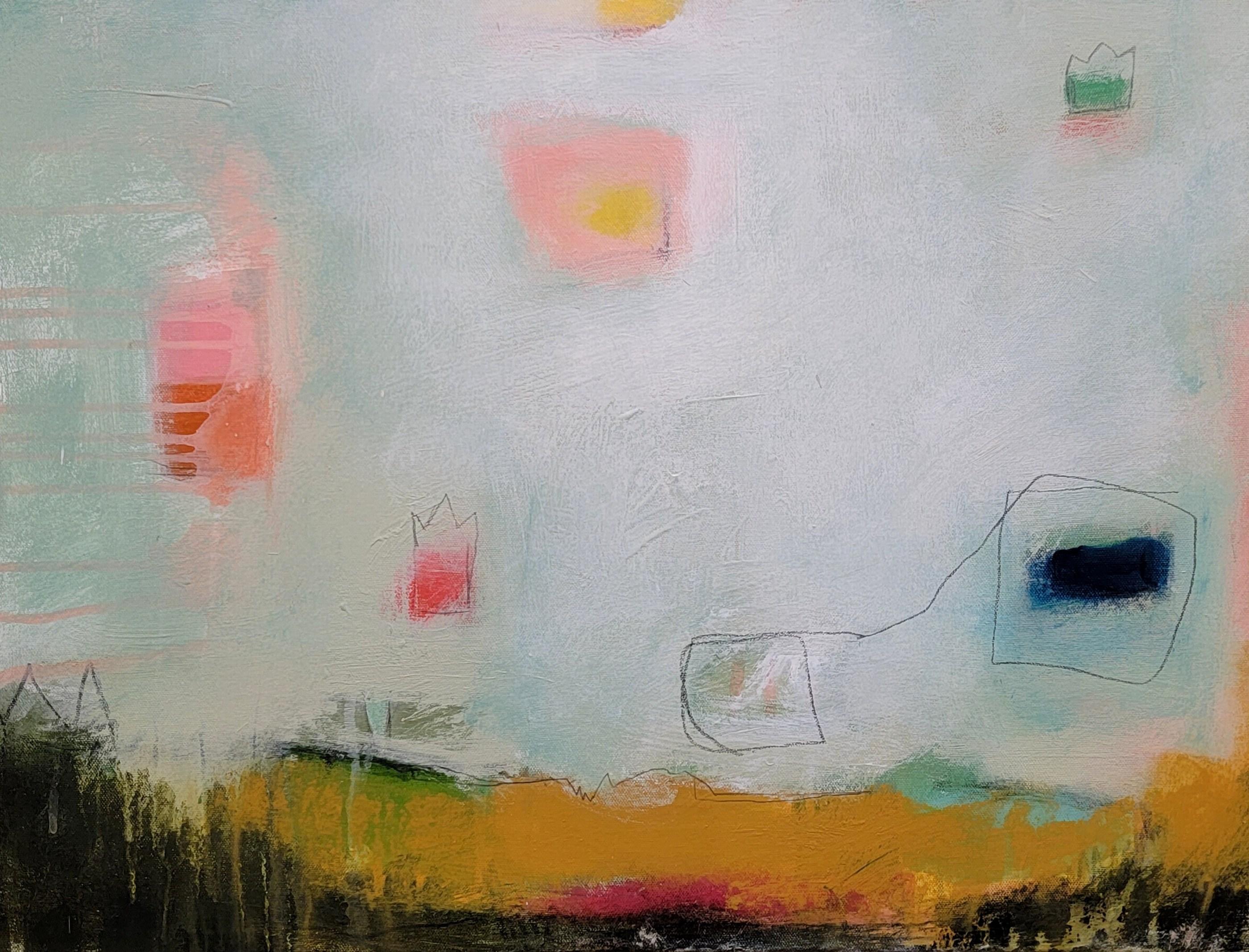 Abstract Painting di Jennifer Bricker-Pugh - Teather e Cravatta