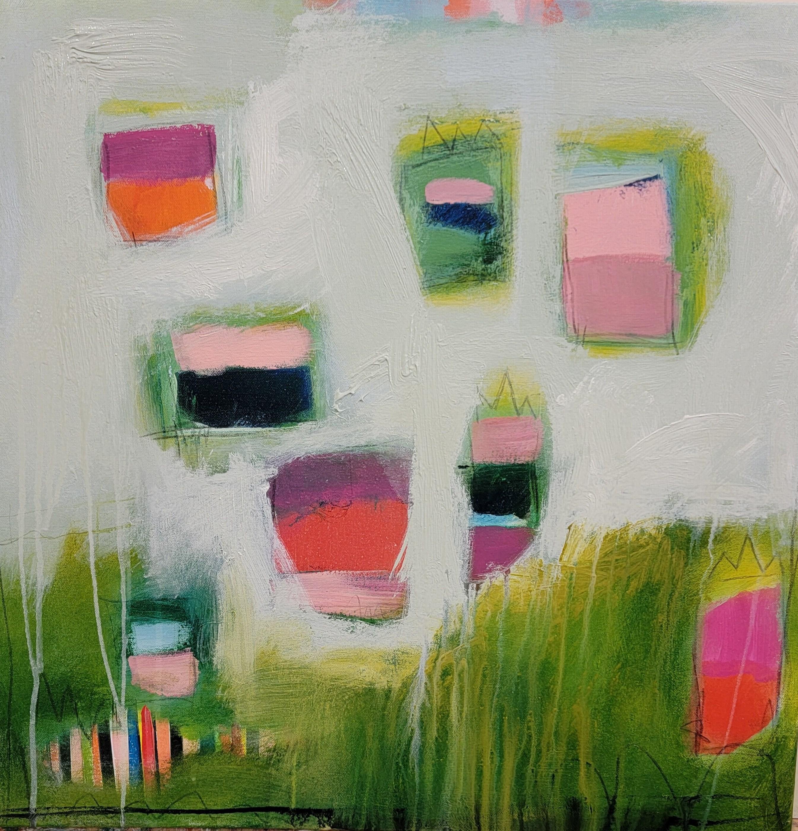 Jennifer Bricker-Pugh Abstract Painting - Warsaw