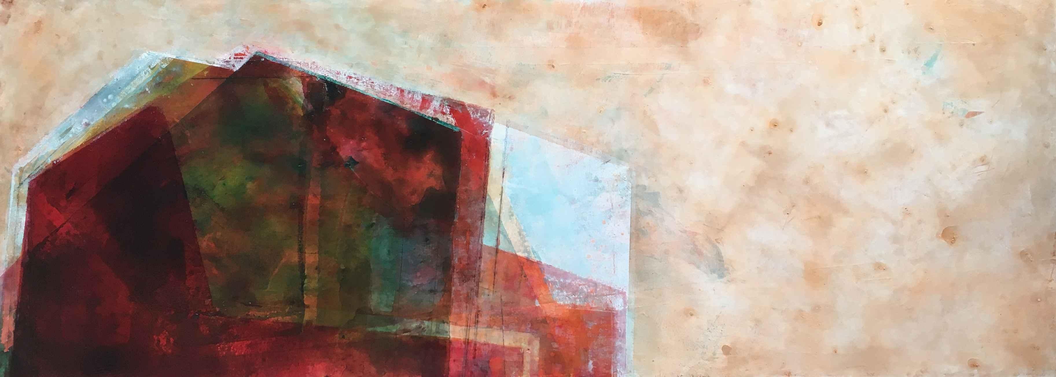 Jennifer Damas Abstract Painting - Homecoming