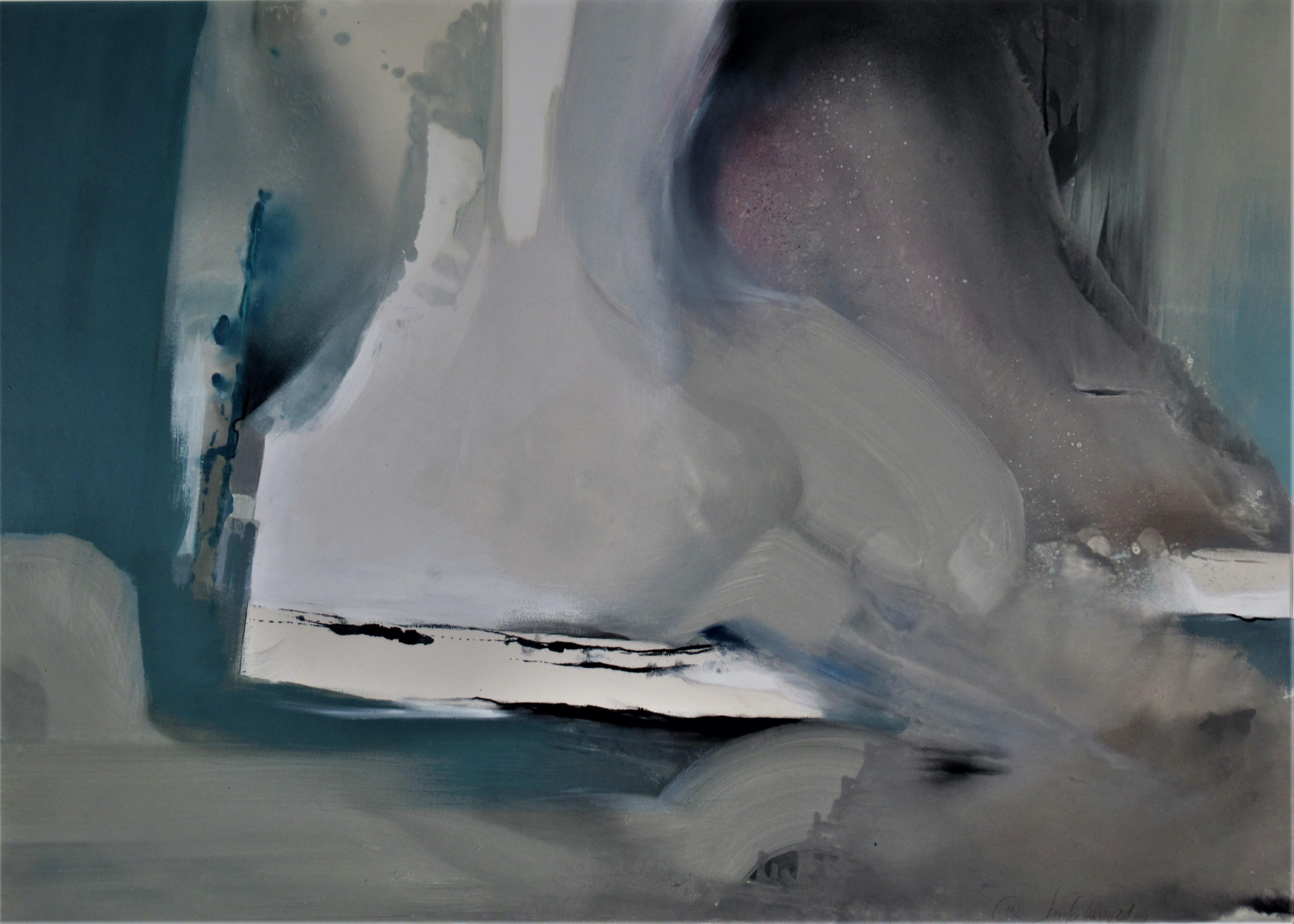Jennifer Davenport Abstract Painting - Construct