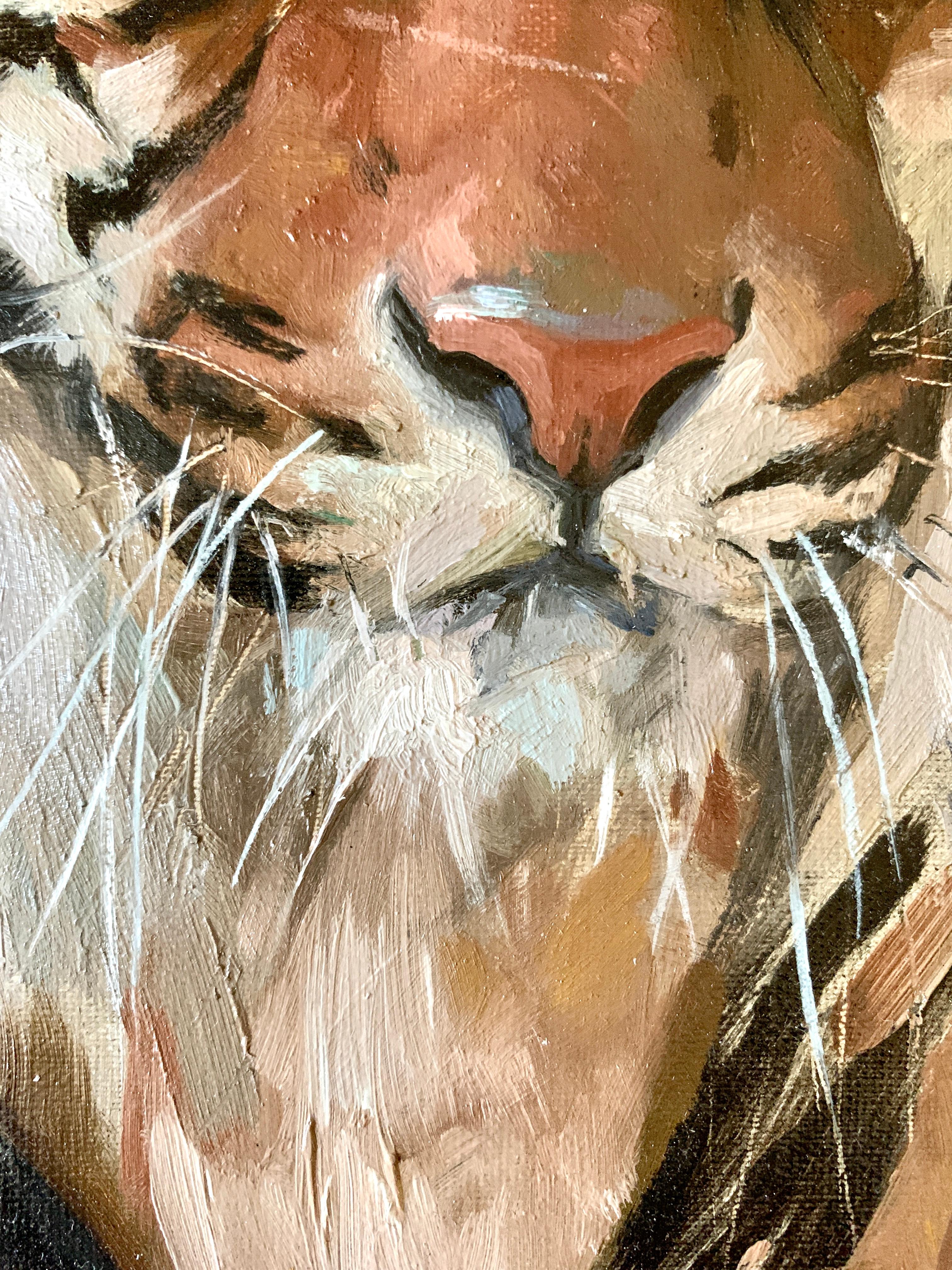 tiger painter