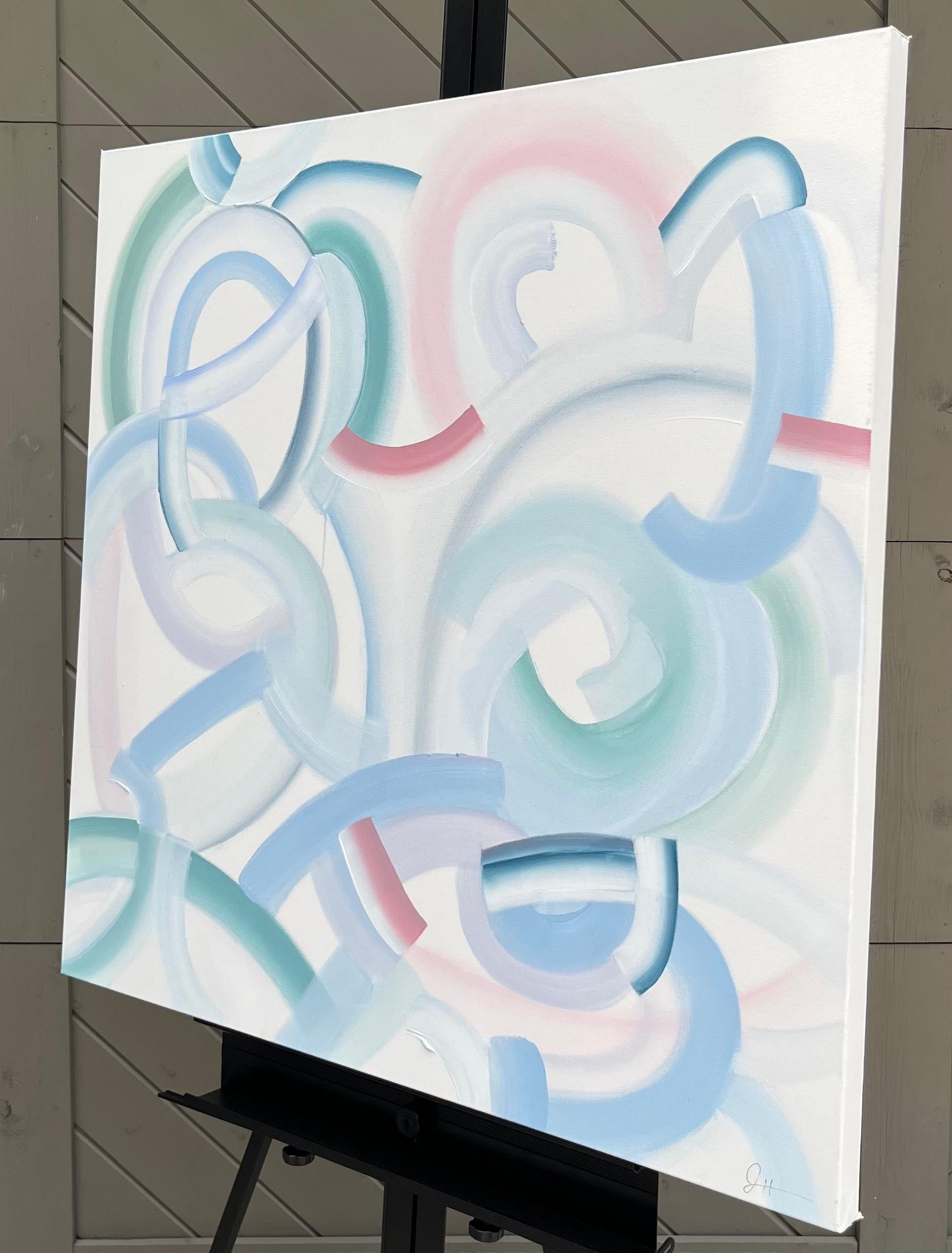 Loses, abstraktes Gemälde – Painting von Jennifer Hanson
