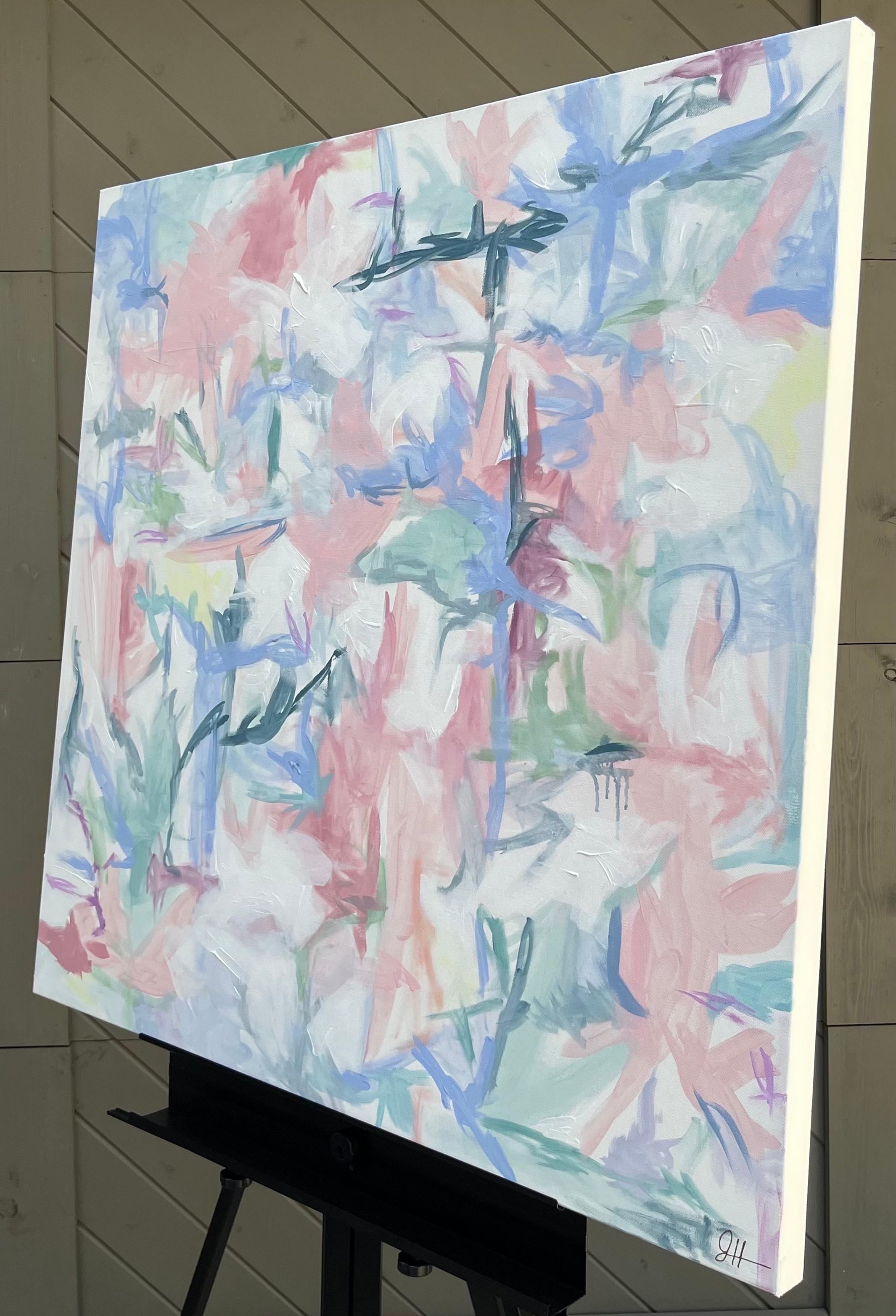I pezzi si incastrano, Pittura astratta - Painting di Jennifer Hanson