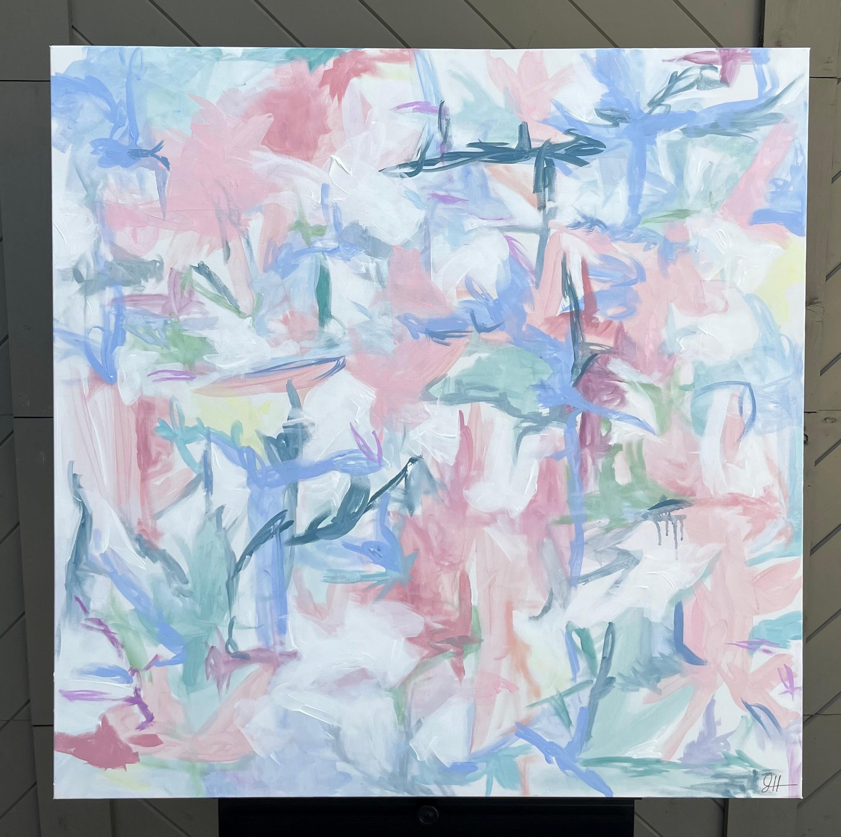 I pezzi si incastrano, Pittura astratta - Painting Astratto di Jennifer Hanson