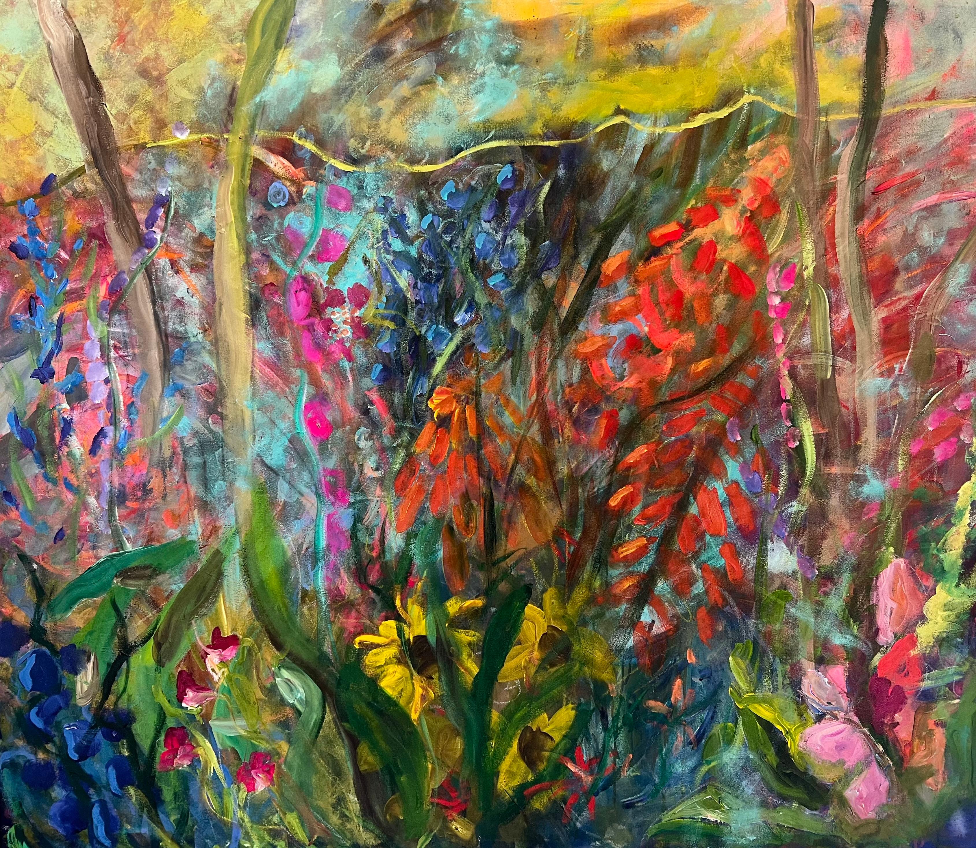 Jennifer Hirshfield Landscape Painting - "The Bee's Haven"