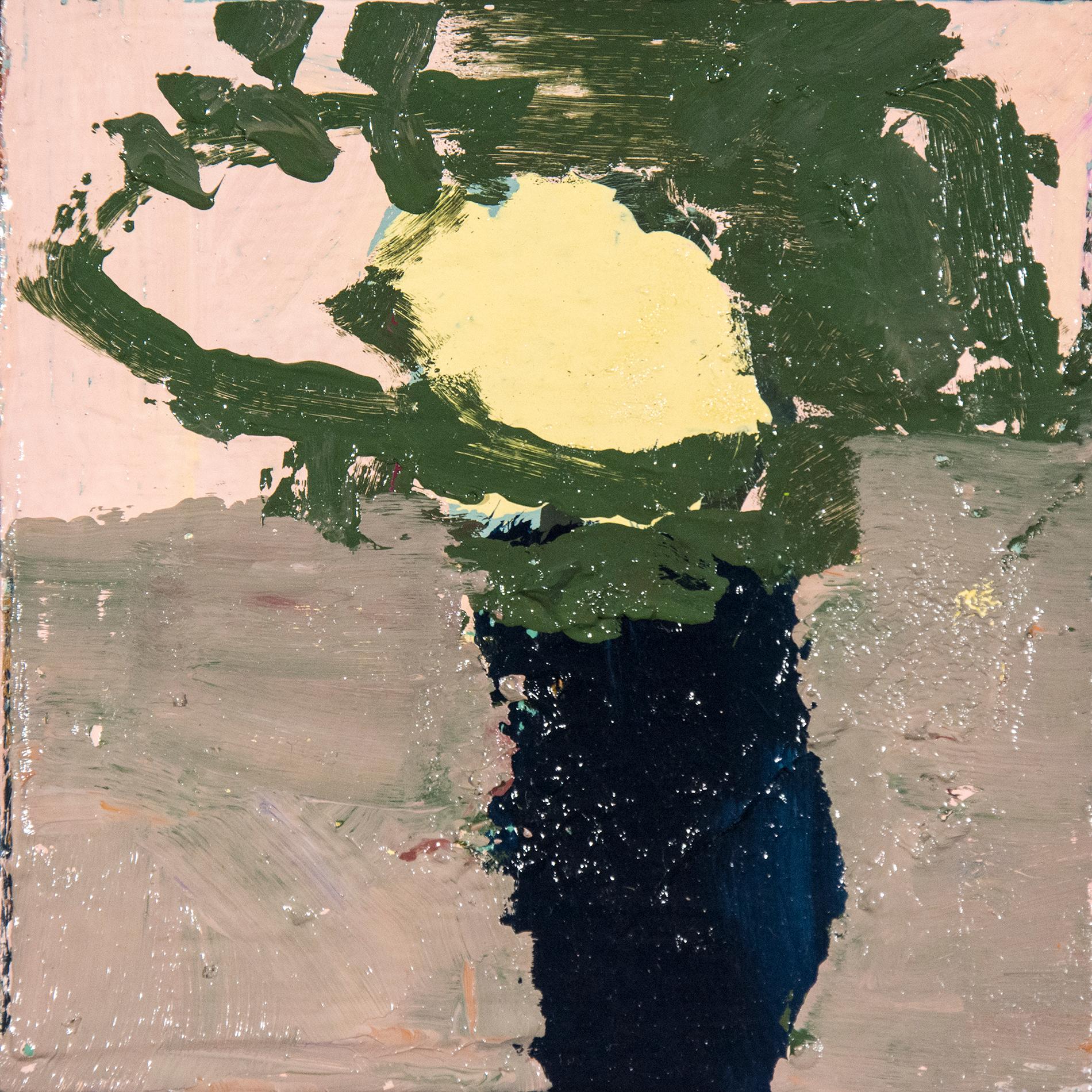 Jennifer Hornyak Still-Life Painting - Yellow Gust